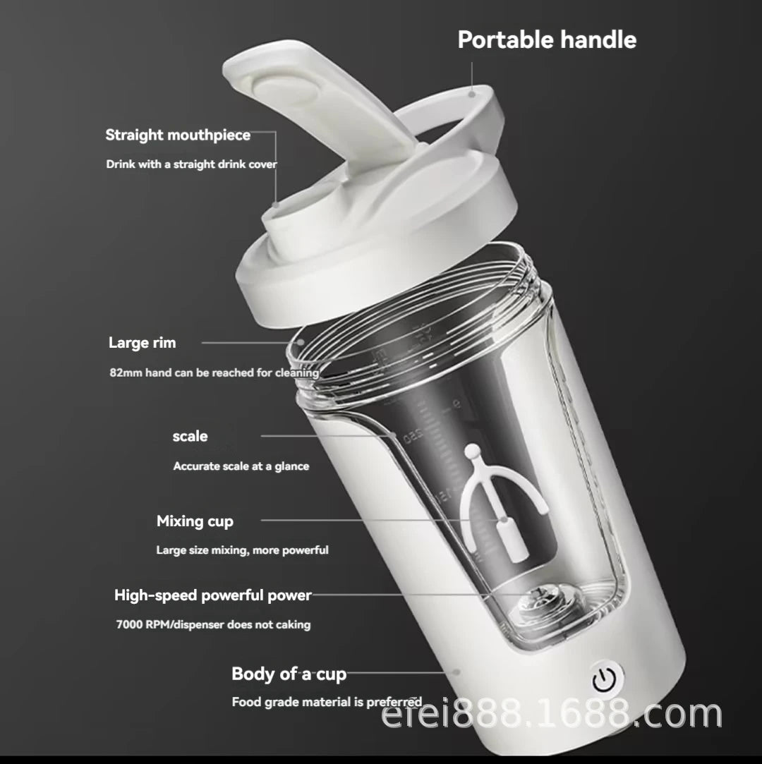 Electric Protein Shaker Bottle